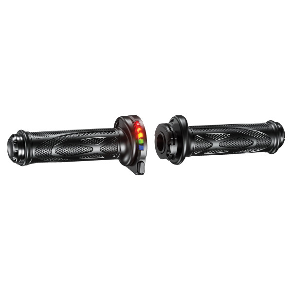 Bike It Bike it commander heated grips with integral throttle sleeve 22.2mm